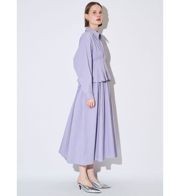 ELENDEEK「CENTER ZIP LAYERD OP」|ワンピース|