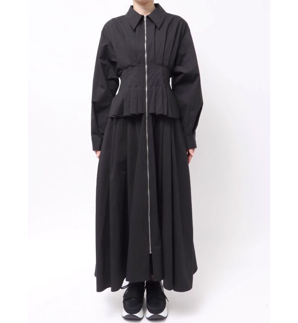 ELENDEEK「CENTER ZIP LAYERD OP」|ワンピース|