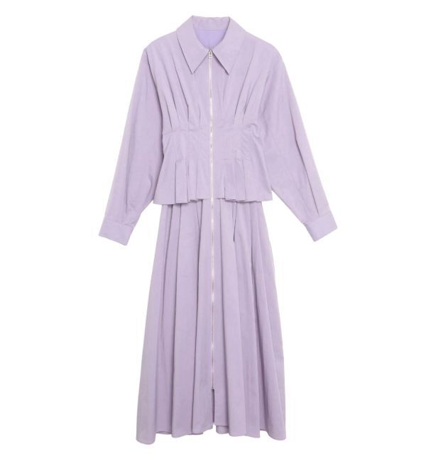 ELENDEEK「CENTER ZIP LAYERD OP」|ワンピース|