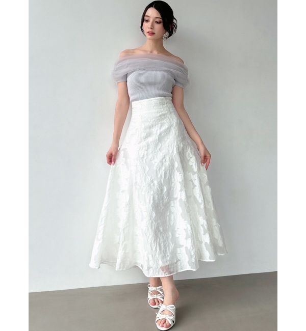 RESEXXY「シアーフラワースカート」|スカート|