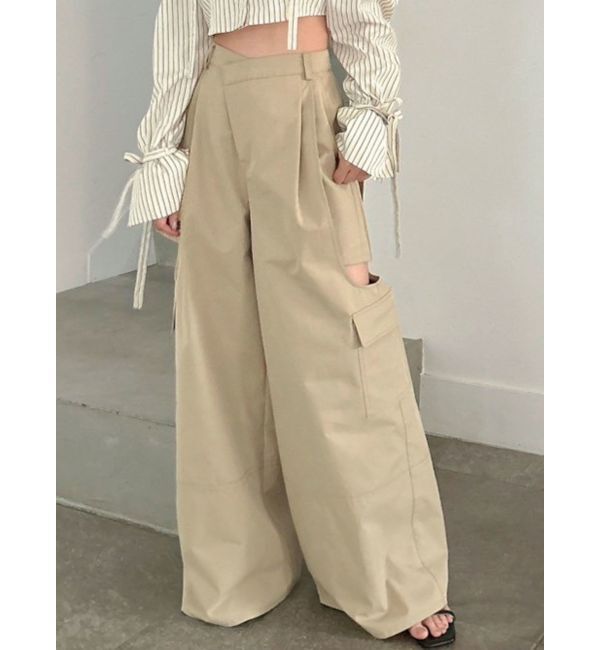 dazzlin「サイドオープンカーゴワイドパンツ」|その他|