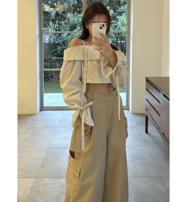 dazzlin「サイドオープンカーゴワイドパンツ」|その他|