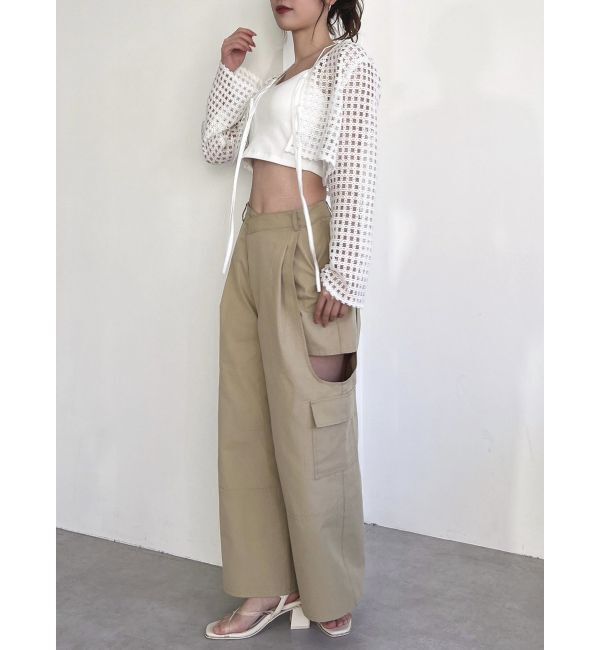 dazzlin「サイドオープンカーゴワイドパンツ」|その他|