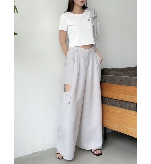 dazzlin「サイドオープンカーゴワイドパンツ」|その他|