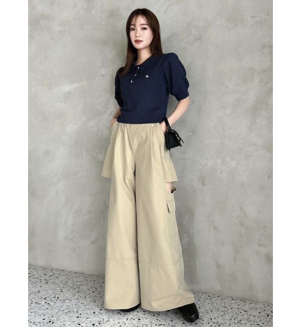 dazzlin「サイドオープンカーゴワイドパンツ」|その他|