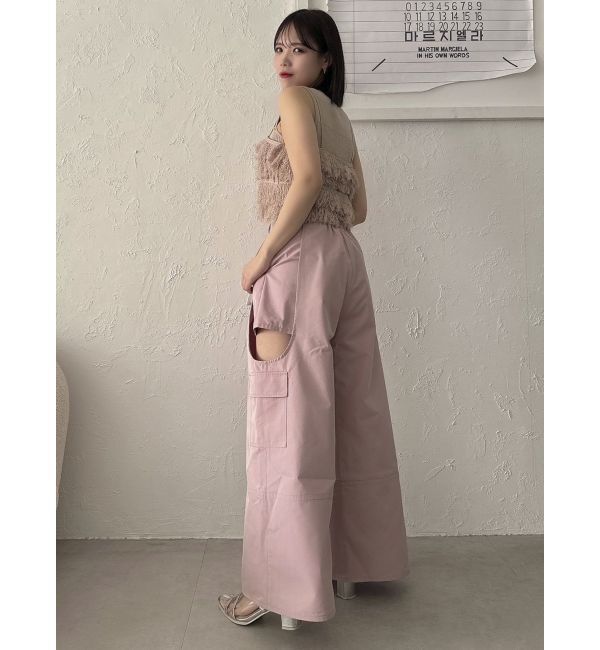 dazzlin「サイドオープンカーゴワイドパンツ」|その他|