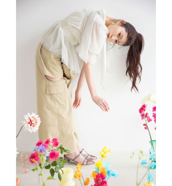 dazzlin「サイドオープンカーゴワイドパンツ」|その他|