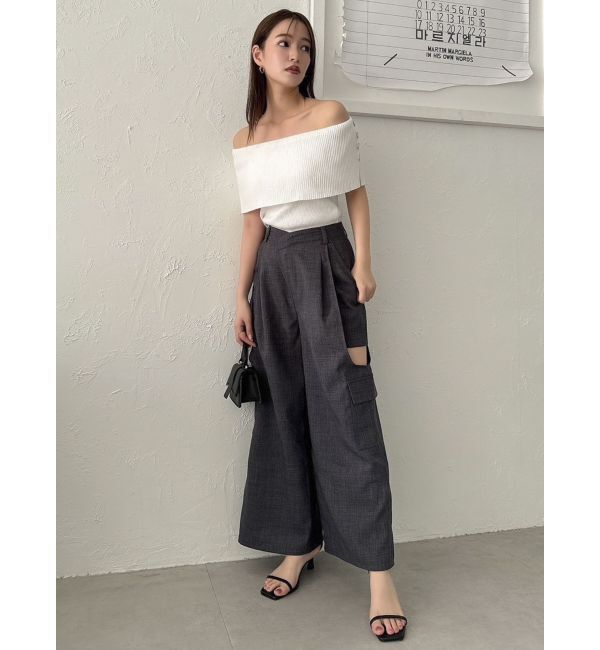 dazzlin「サイドオープンカーゴワイドパンツ」|その他|