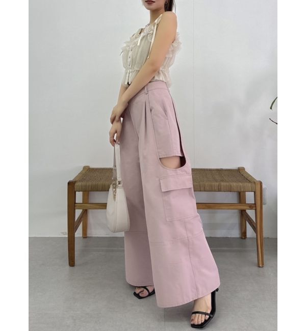 dazzlin「サイドオープンカーゴワイドパンツ」|その他|