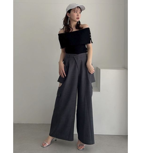 dazzlin「サイドオープンカーゴワイドパンツ」|その他|