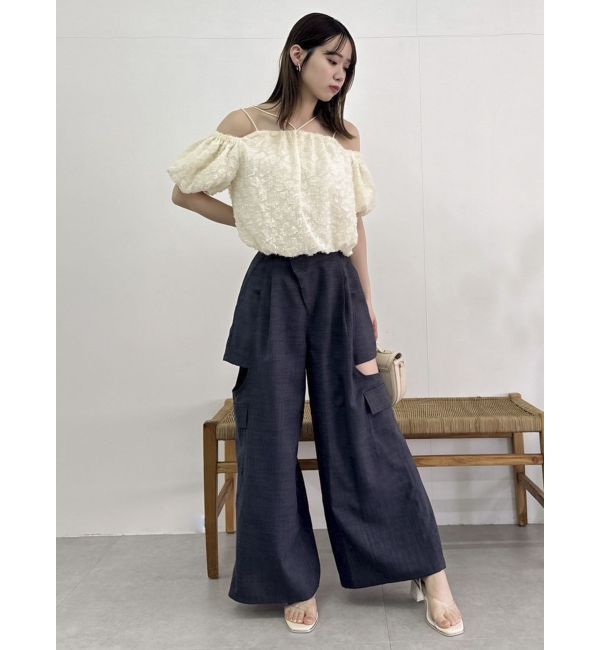 dazzlin「サイドオープンカーゴワイドパンツ」|その他|