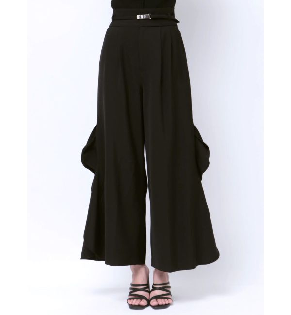 dazzlin「フリルスリットワイドパンツ」|その他|