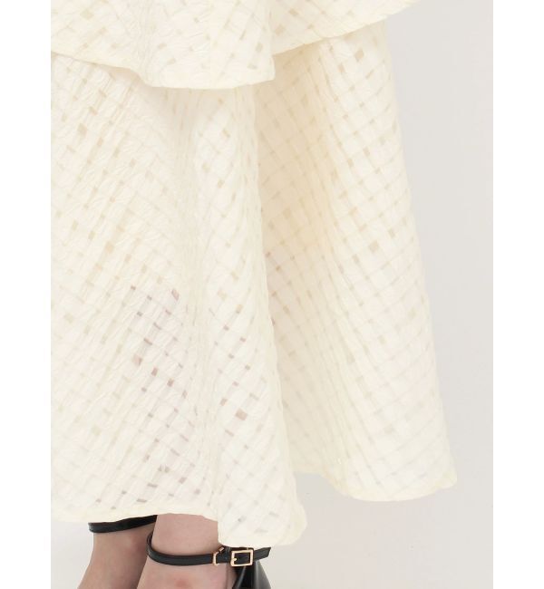 dazzlin「バックリボンティアードコンビワンピース」|ワンピース|