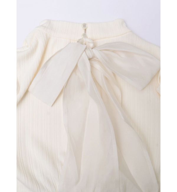 dazzlin「バックリボンティアードコンビワンピース」|ワンピース|