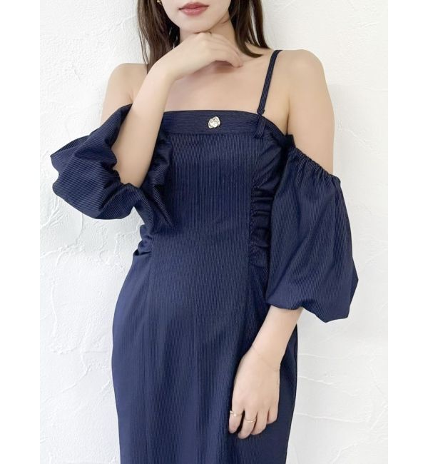 dazzlin「スラックスディテールバルーンワンピース」|ワンピース|