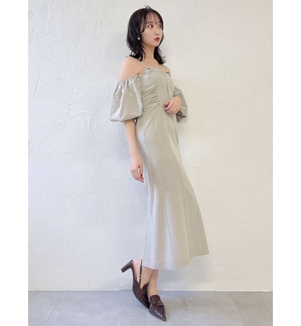 dazzlin「スラックスディテールバルーンワンピース」|ワンピース|