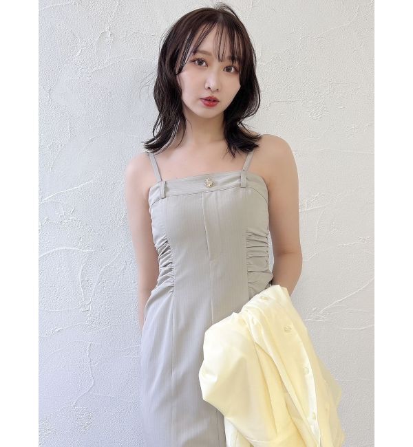 dazzlin「スラックスディテールバルーンワンピース」|ワンピース|