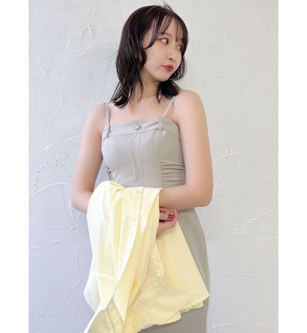 dazzlin「スラックスディテールバルーンワンピース」|ワンピース|