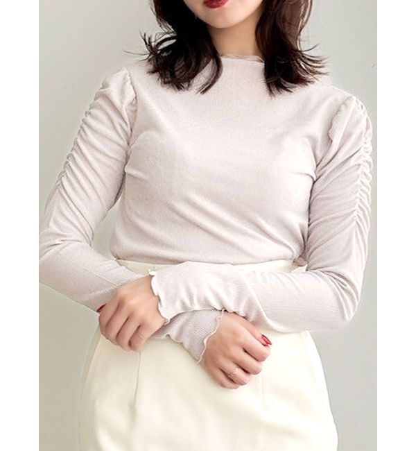 dazzlin「バリエコンパクトミニマルトップス」|Tシャツ・カットソー|ピンク