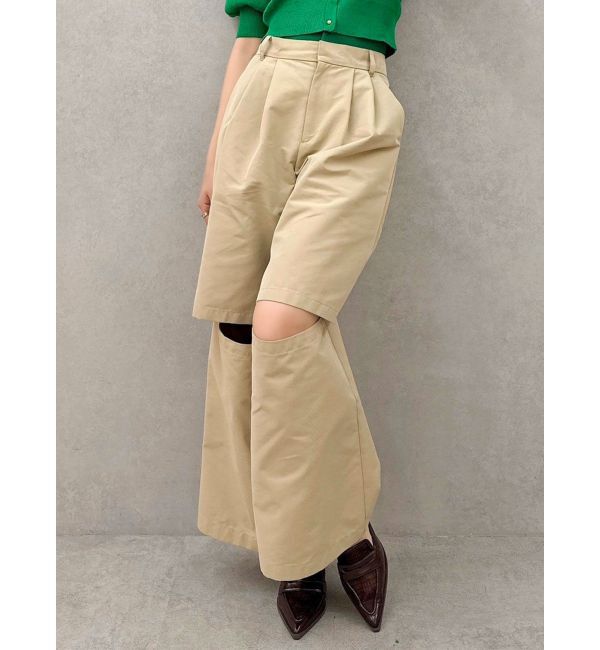 dazzlin「ダブルオープンカーゴパンツ」|その他|ベージュ