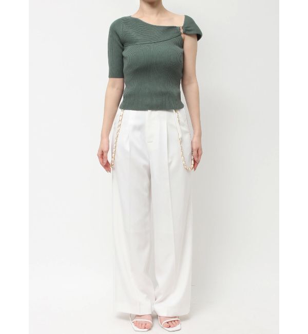 dazzlin「ワンショルリングリブニット」|ニット・セーター|