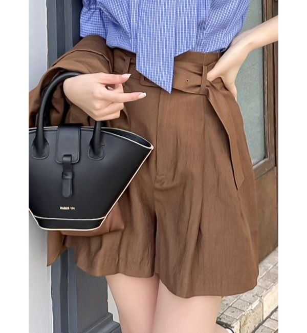 dazzlin「【セットアップ対応】ハイウエストタックショートパンツ」|その他|