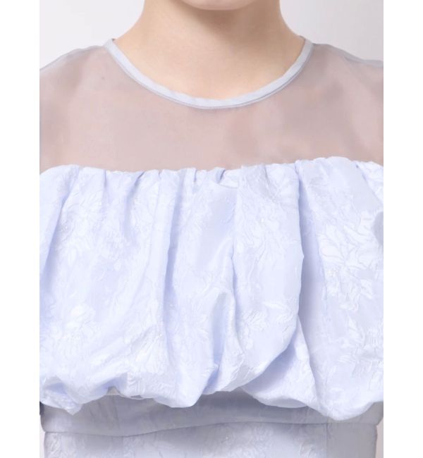 dazzlin「【藤井サチコラボ】ジャカードバルーンスリーブドレス」|ドレス|