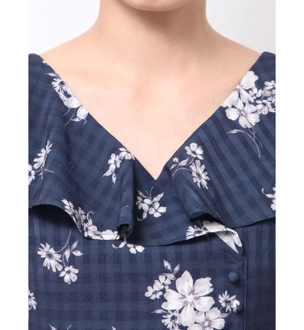 dazzlin「【藤井サチコラボ】デルフィニウムフラワーワンピース」|ワンピース|