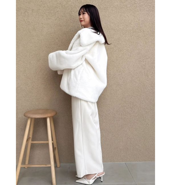 dazzlin「ショルダーリボンペプラムオールイン」|オールインワン|