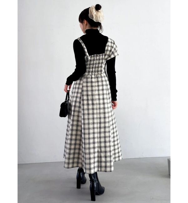 dazzlin「【追加生産分】ビッグリボンレイヤードワンピース」|ワンピース|