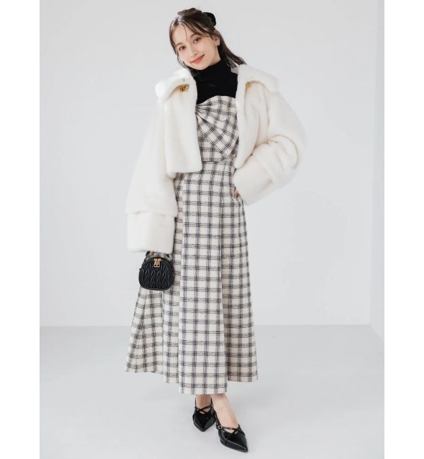 dazzlin「【追加生産分】ビッグリボンレイヤードワンピース」|ワンピース|