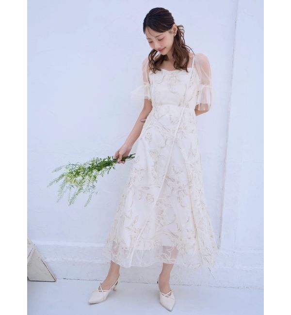 dazzlin「2WAYチュールスリーブドレス」|ドレス|