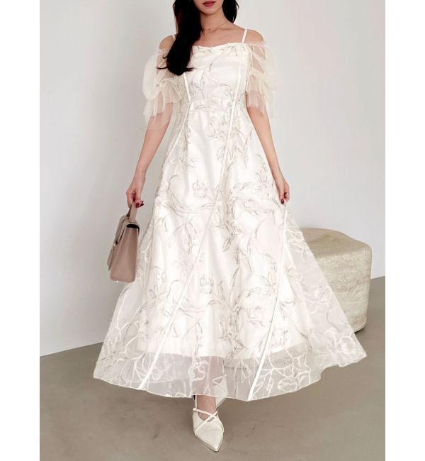 dazzlin「2WAYチュールスリーブドレス」|ドレス|