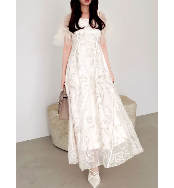 dazzlin「2WAYチュールスリーブドレス」|ドレス|