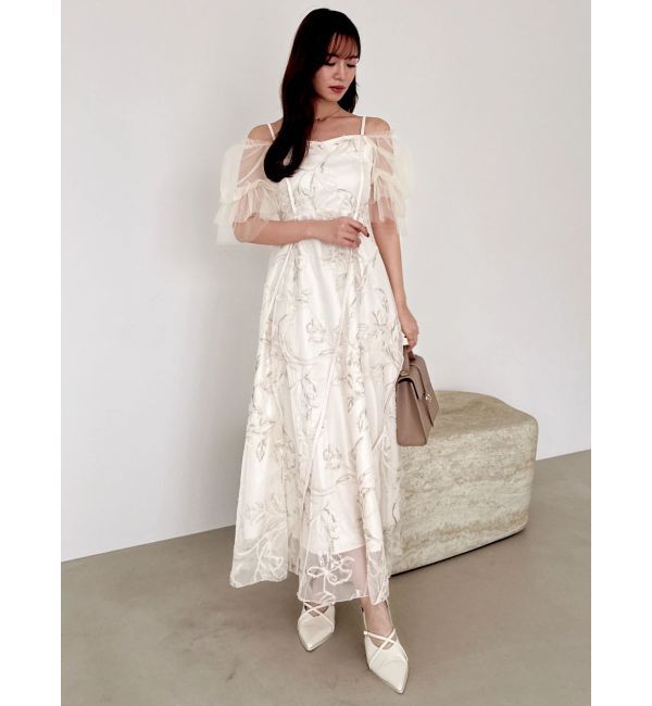 dazzlin「2WAYチュールスリーブドレス」|ドレス|