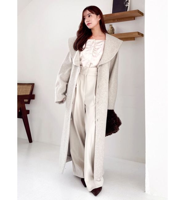 dazzlin「【久間田琳加コラボ】サイドベルトストレートスラックスパンツ」|その他|