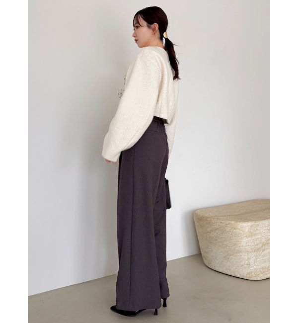 dazzlin「【久間田琳加コラボ】サイドベルトストレートスラックスパンツ」|その他|