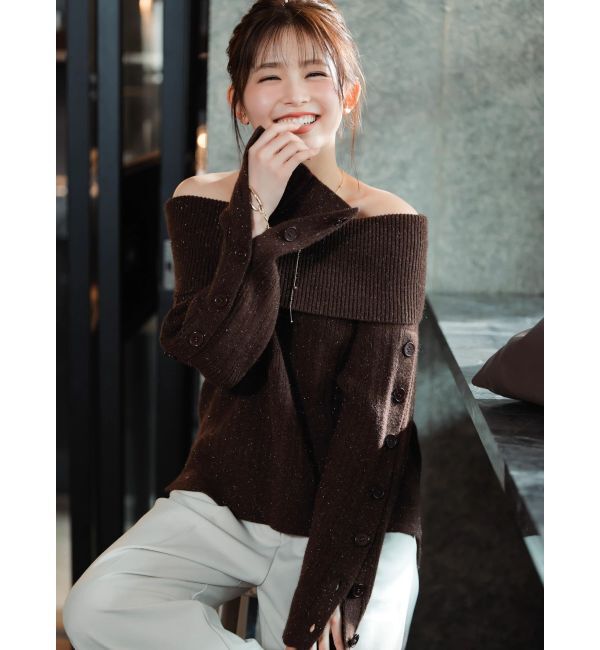 dazzlin「【久間田琳加コラボ】サイドベルトストレートスラックスパンツ」|その他|