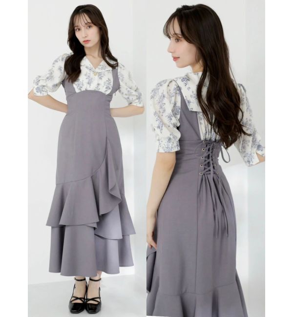 dazzlin「レイヤードライクコルセットワンピース」|ワンピース|