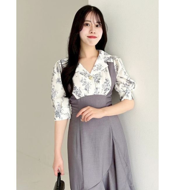 dazzlin「レイヤードライクコルセットワンピース」|ワンピース|