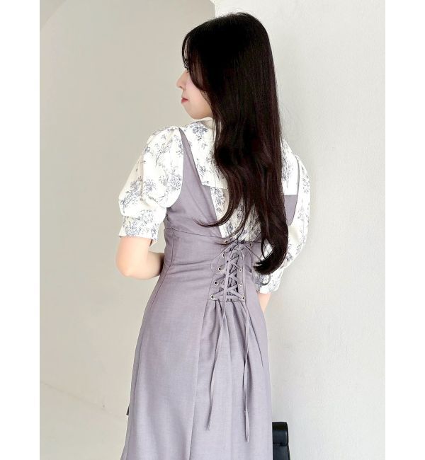 dazzlin「レイヤードライクコルセットワンピース」|ワンピース|