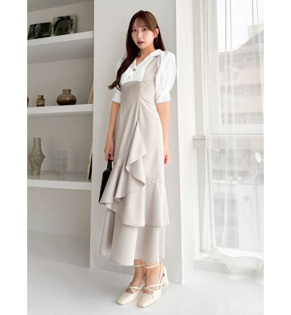 dazzlin「レイヤードライクコルセットワンピース」|ワンピース|