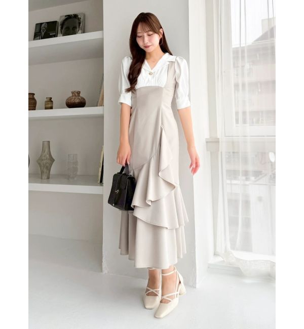 dazzlin「レイヤードライクコルセットワンピース」|ワンピース|