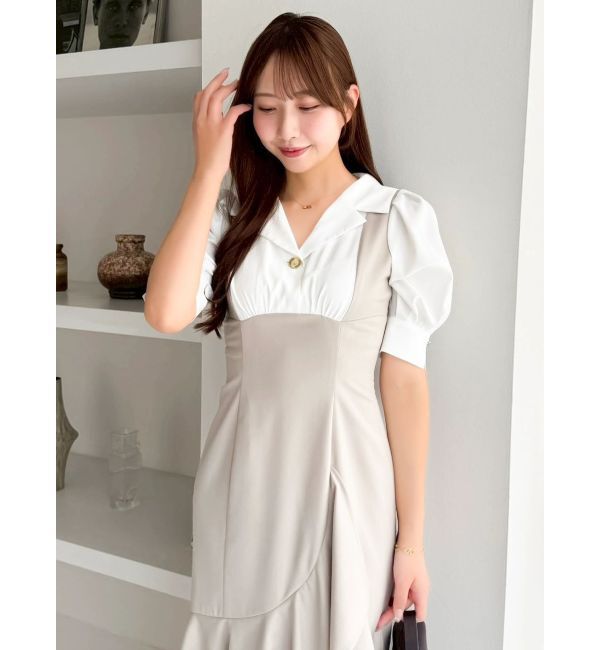 dazzlin「レイヤードライクコルセットワンピース」|ワンピース|