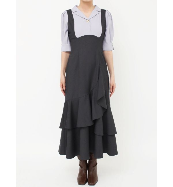 dazzlin「レイヤードライクコルセットワンピース」|ワンピース|