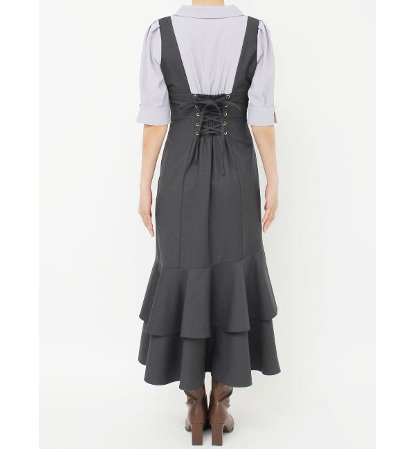 dazzlin「レイヤードライクコルセットワンピース」|ワンピース|