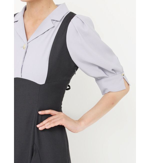 dazzlin「レイヤードライクコルセットワンピース」|ワンピース|