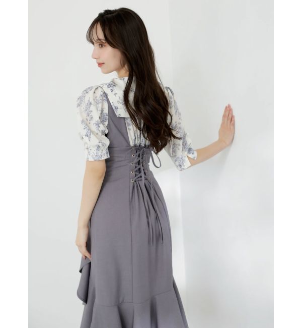 dazzlin「レイヤードライクコルセットワンピース」|ワンピース|