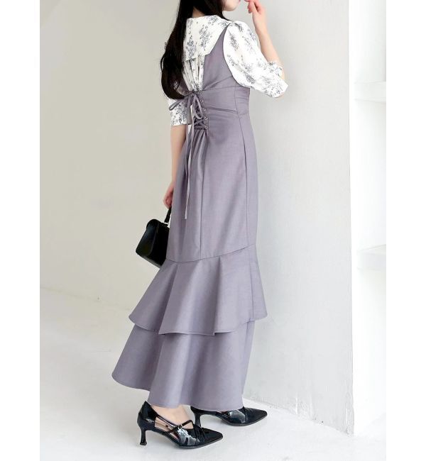 dazzlin「レイヤードライクコルセットワンピース」|ワンピース|