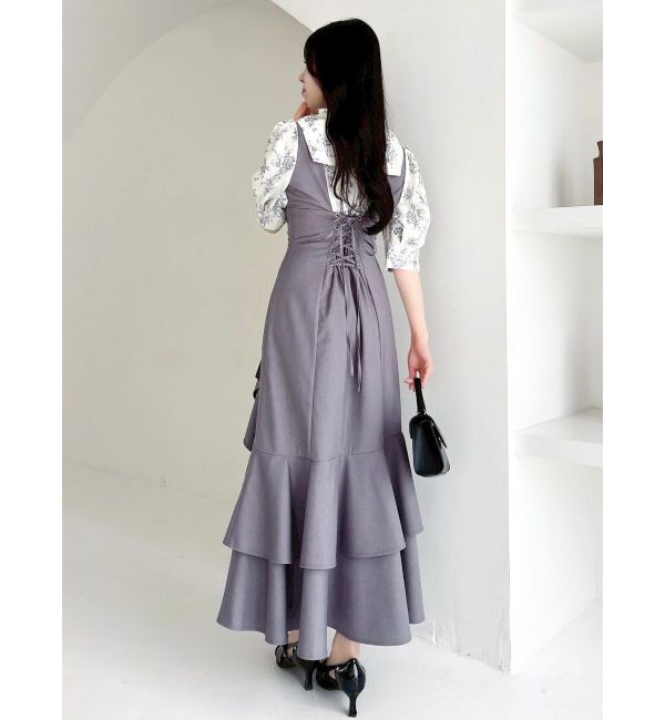 dazzlin「レイヤードライクコルセットワンピース」|ワンピース|